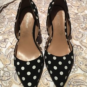 Polka Dot Heels sz 9W